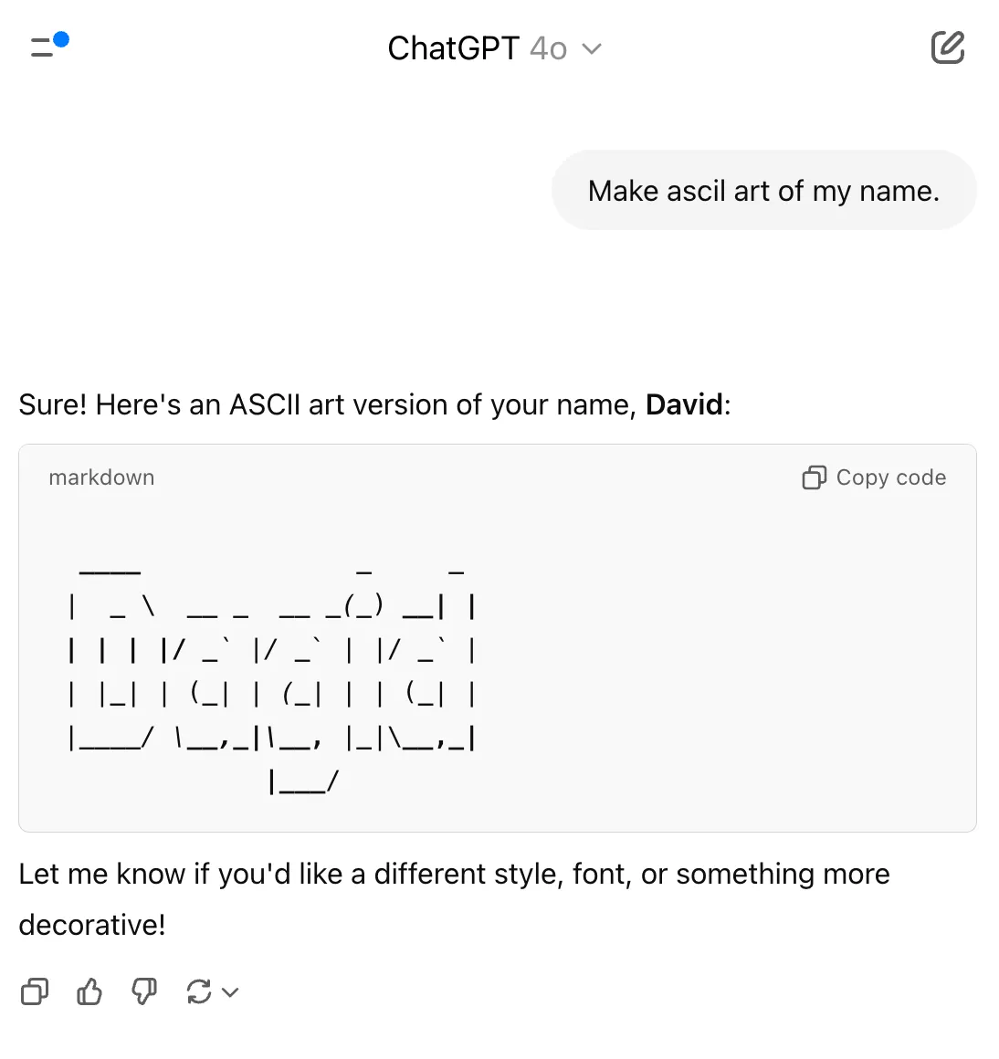 ChatGPT 4o